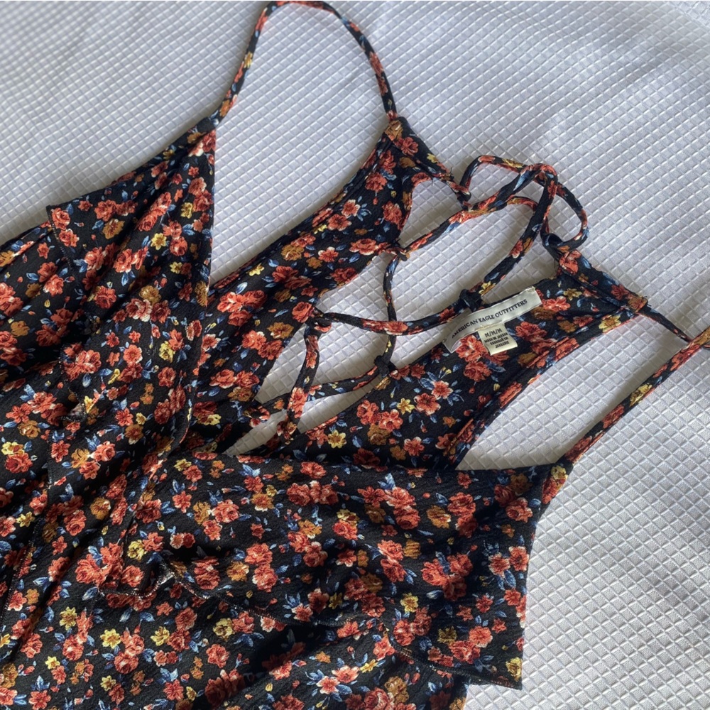 AE American Eagle Short Dress Floral Size Medium